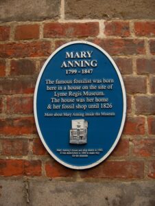 Mary Anning Blue Plaque