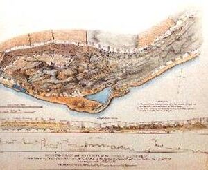 William Dawson’s map of the Great Landslip of Christmas 1839, published in 1840