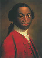 Olaudau Equiano, painted in the 1780s, who lived for a time at Exeter