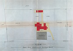 Plan of the Farnham Gypsy School, as opened in 1847.