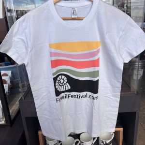 Fossil Festival logo tshirt