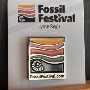 Fossil Festival pin badge
