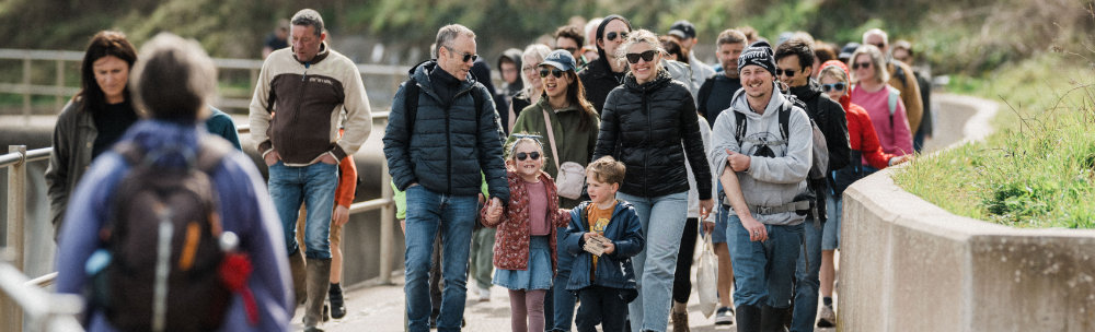 Group out on a fossil walk