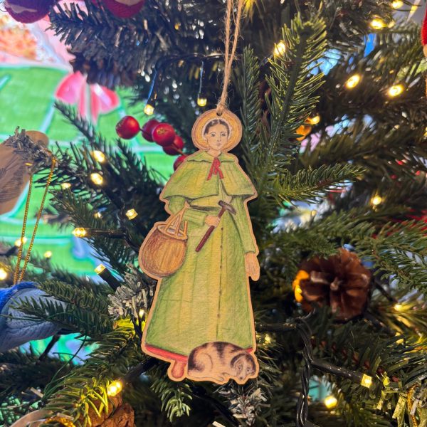 Mary Anning Wooden Decoration