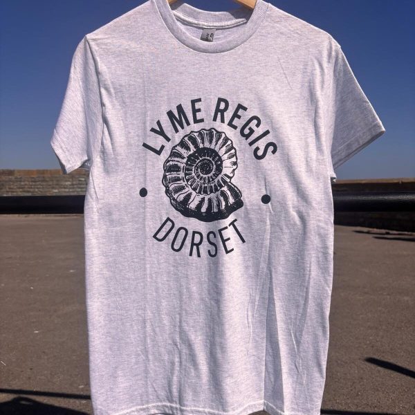 Ash Grey Ammonite T-shirt – Adult